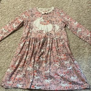 Little Skye unicorn and bunny dress —unique